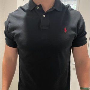 Polo Ralph Lauren Men's Classic-Fit Soft 100% Cotton Medium, Black